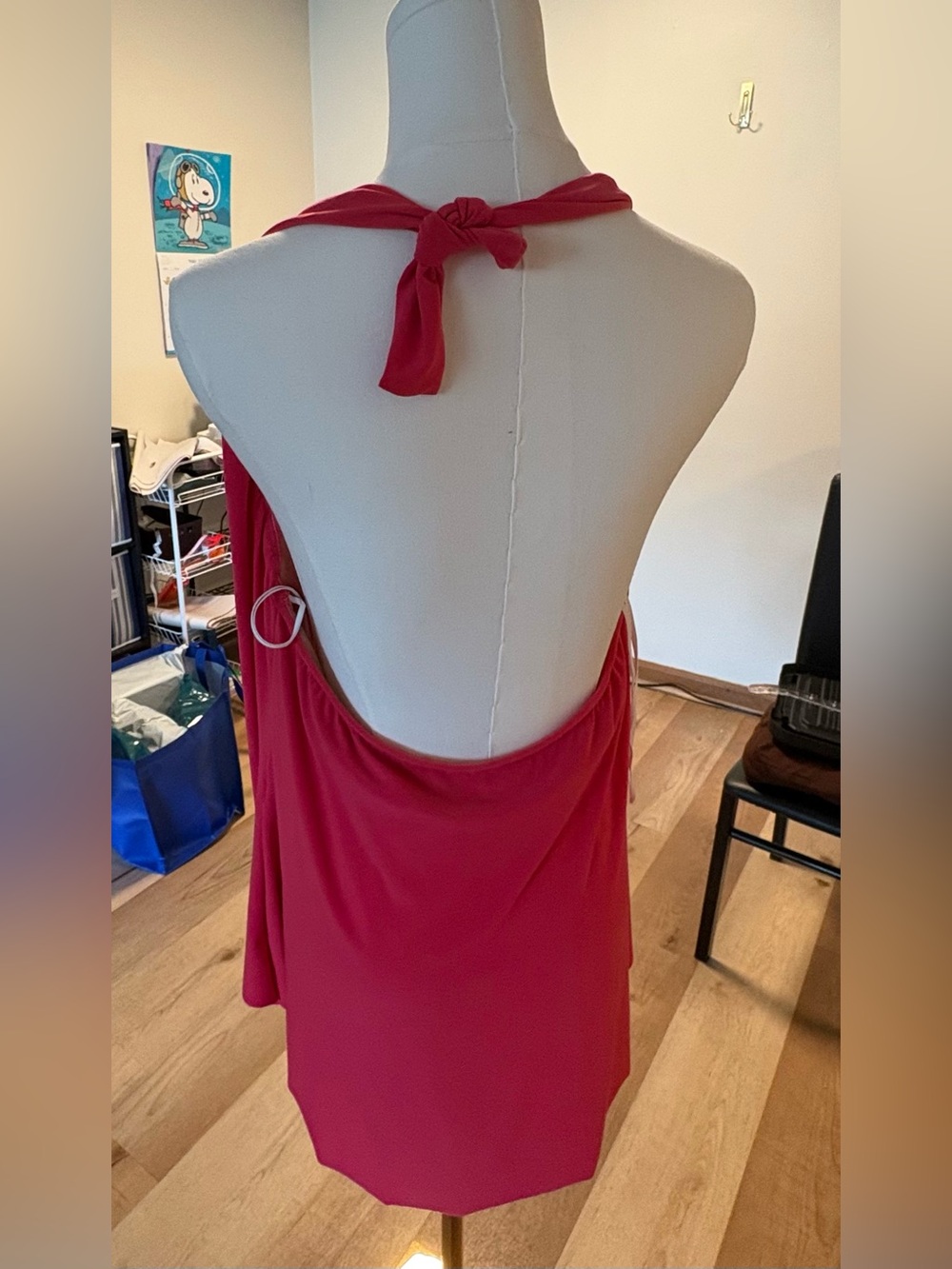 NWT Soma solid tie Sophie tankini top   beach resort vacation sand sun - Picture 2 of 6